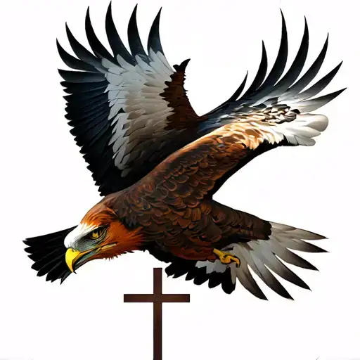 Red Kite With A Broken Cross