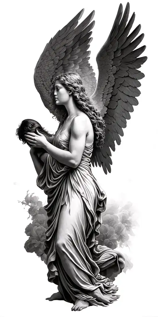 Angel Gabriel Giving Me My Back