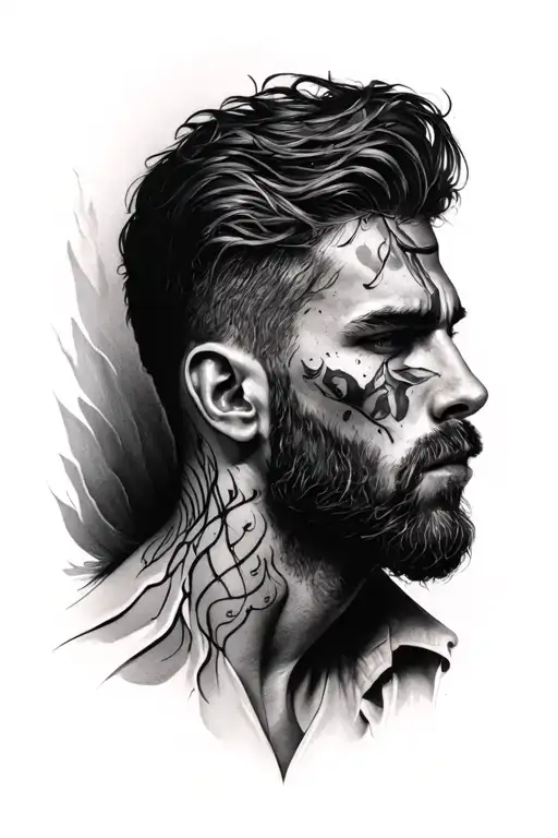 Fine Line Micro Realism Male Forearm