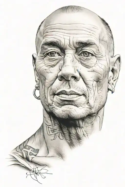 Realistic Portrait With Only Tints