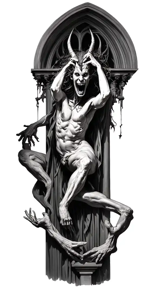 Demons Trapped In A Cathedral Realism