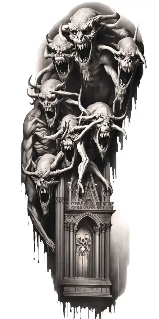 Demons Trapped In A Cathedral Realism