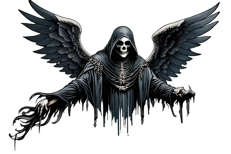 Grim Reaper With Wings