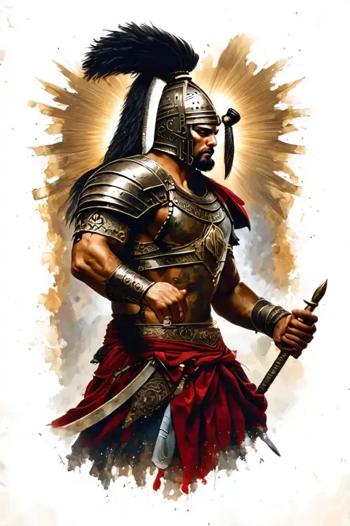 Gladiator Celebrating