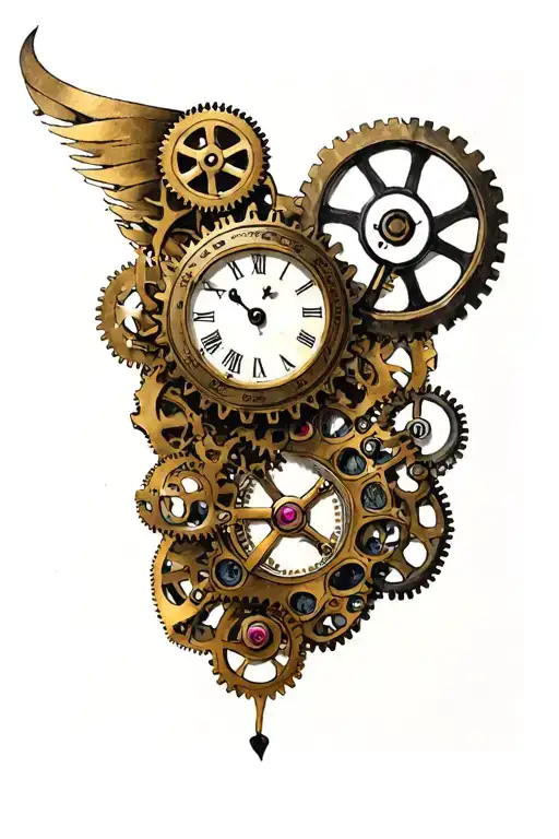 Clock And Gears