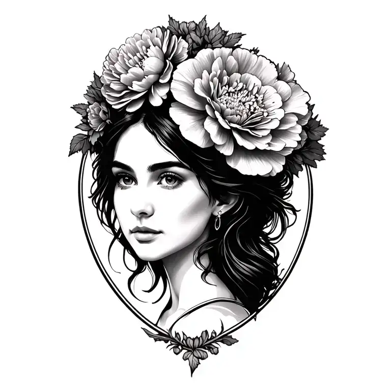 Carnation Flower Crown