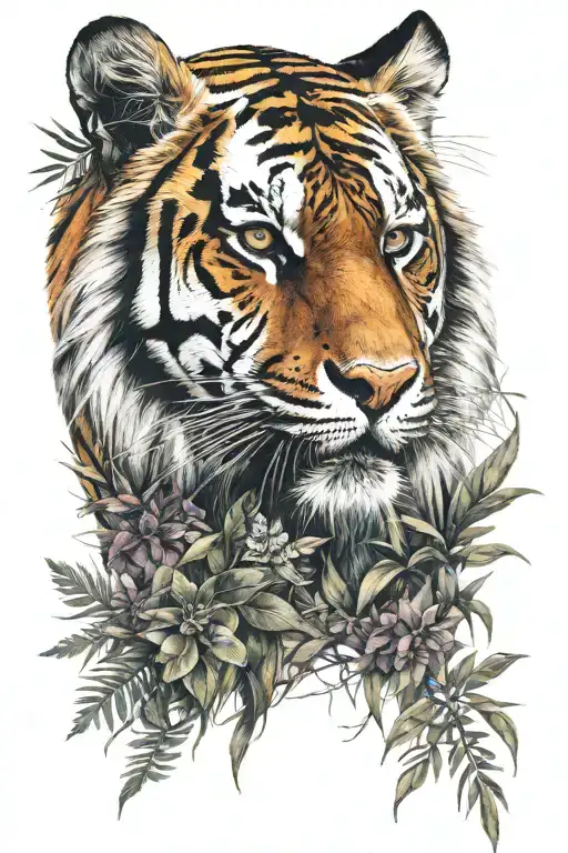 Tiger And Jungle