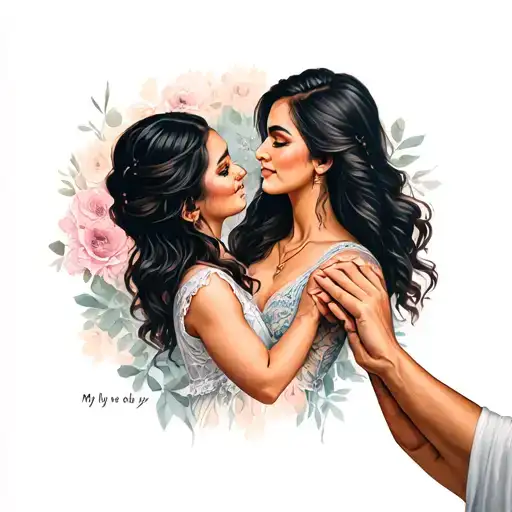 My Only Love Is My Mother Holding Hands