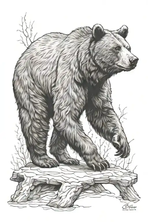 Bear Standing Proudly