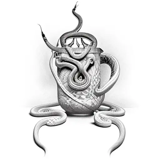 Goblet With A Snake
