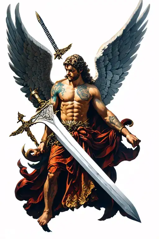 Archangel Michael With A Sword
