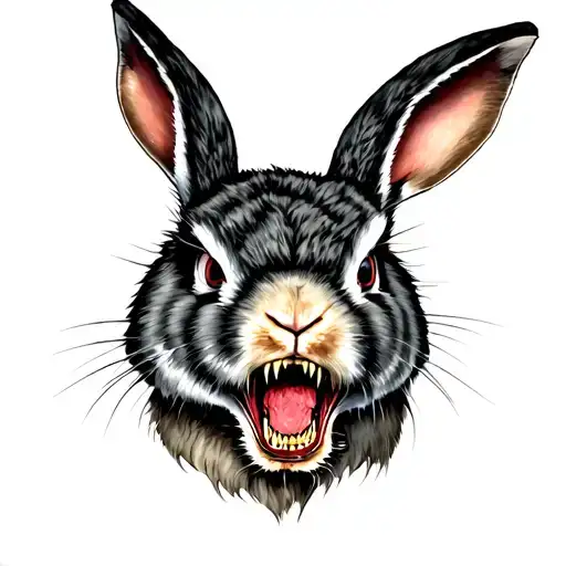 Growling Evil Rabbit
