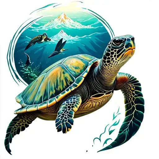 Mountain Sea Turtle