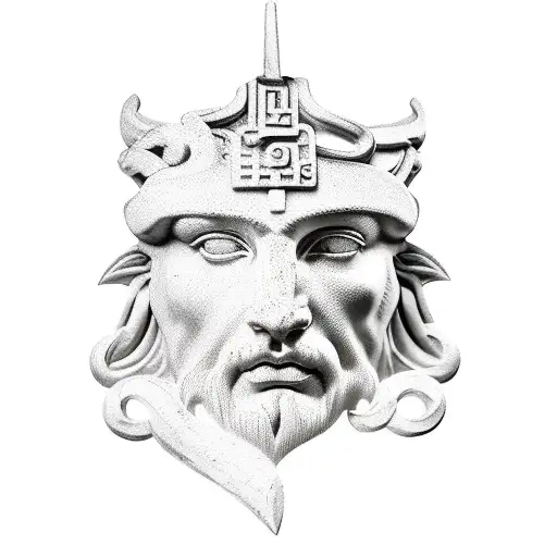 Classic Greek Mythological Warrior God