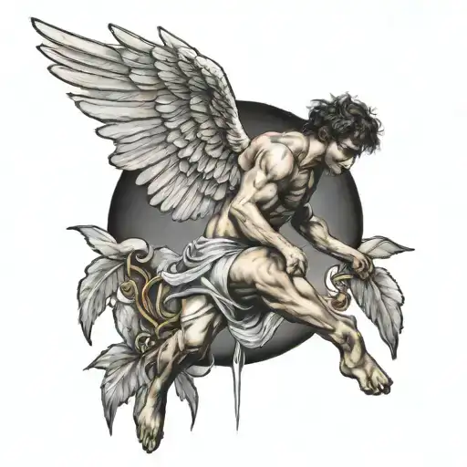 Icarus Getting Up After A Fall