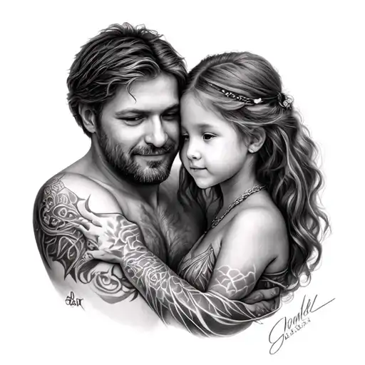 Berg And Father And 2 Daughters