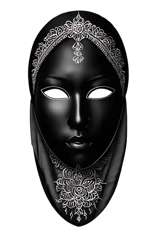 Hanya Mask With Veil