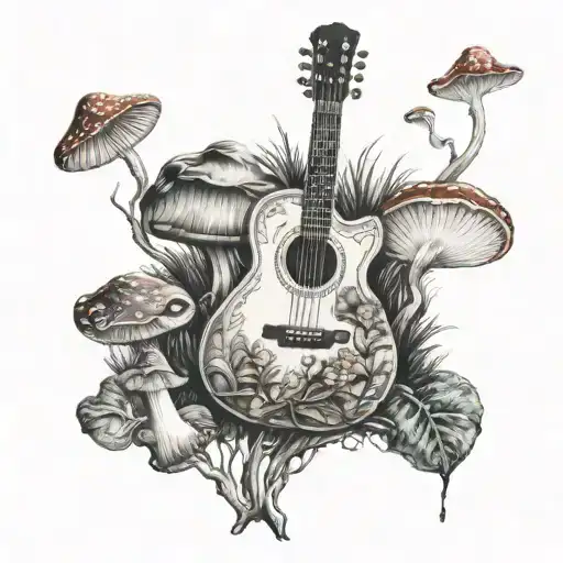 Guitar Forest Mushroom