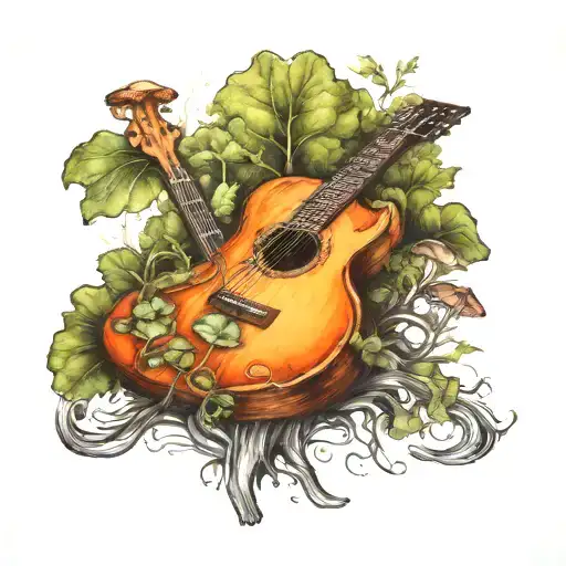 Guitar Forest Mushroom