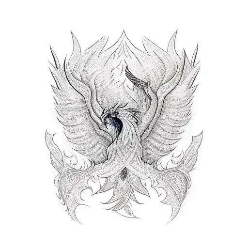 Pheonix With Hakai Word In It