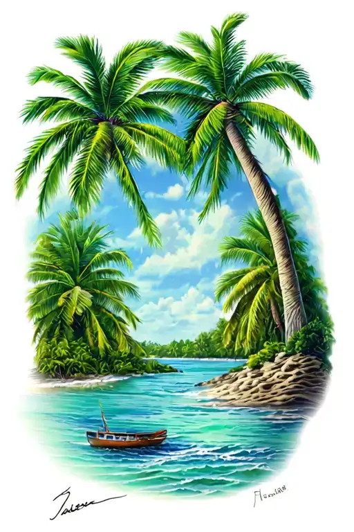 Florida And Palm Trees