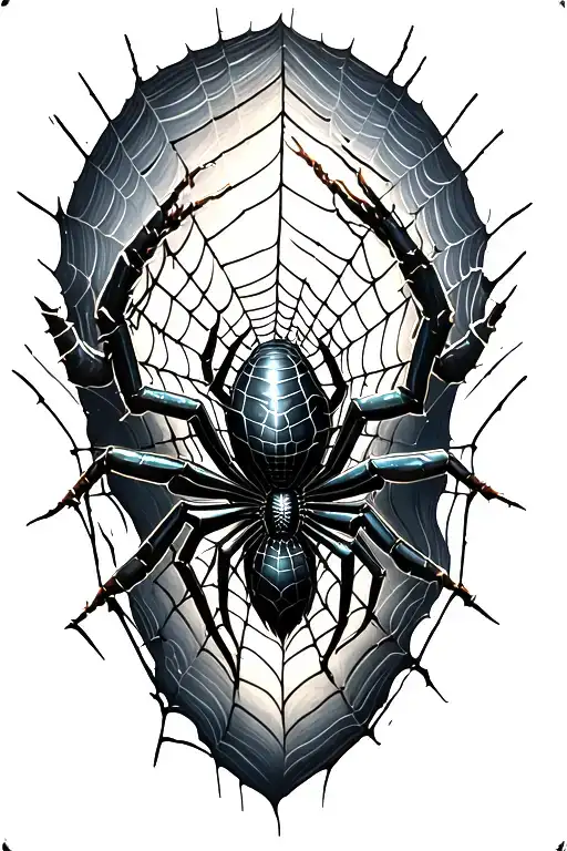 Destroyed Spider Web