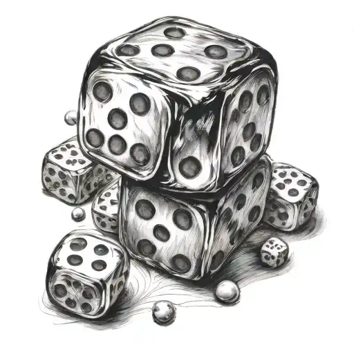 Dice Rolling Number 6 Simple