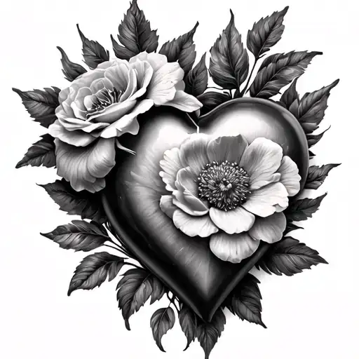 Flower Heart Of Mary