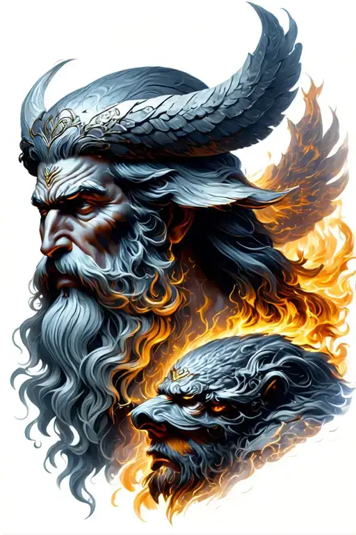 Odin Vs Zeus Abosrbing Lighting