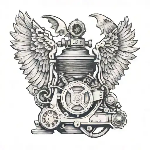 Double Headed Eagle Chopper Engine