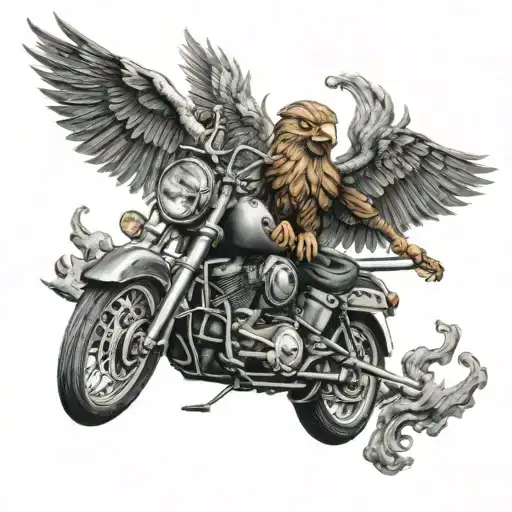Chopper Double Headed Eagle