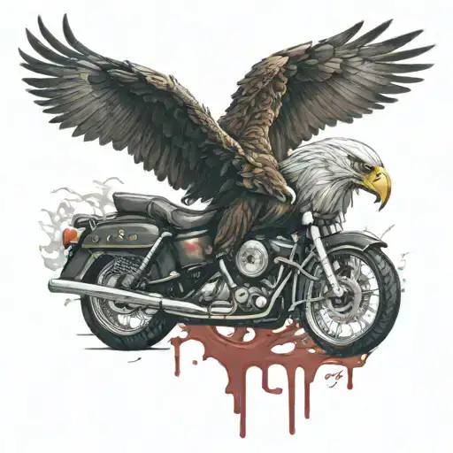 Biker Blood Eagle