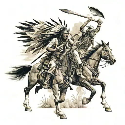 Native American Battle Landscape