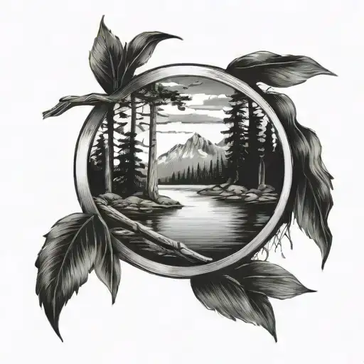 River Mountain Hammock Forest Lake