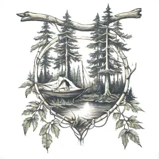 River Mountain Hammock Forest Lake