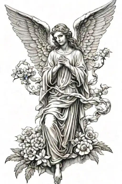 Angel Than Hold In Her Hand Cristian Cross