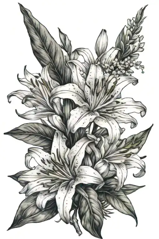 Lily And Olive Branch