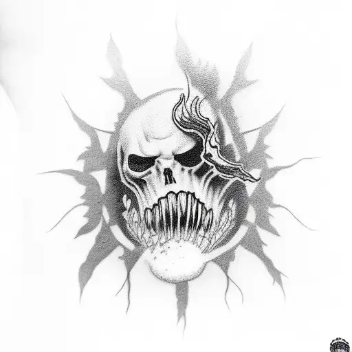 The Weeknd As Dark Horrifying Illustration