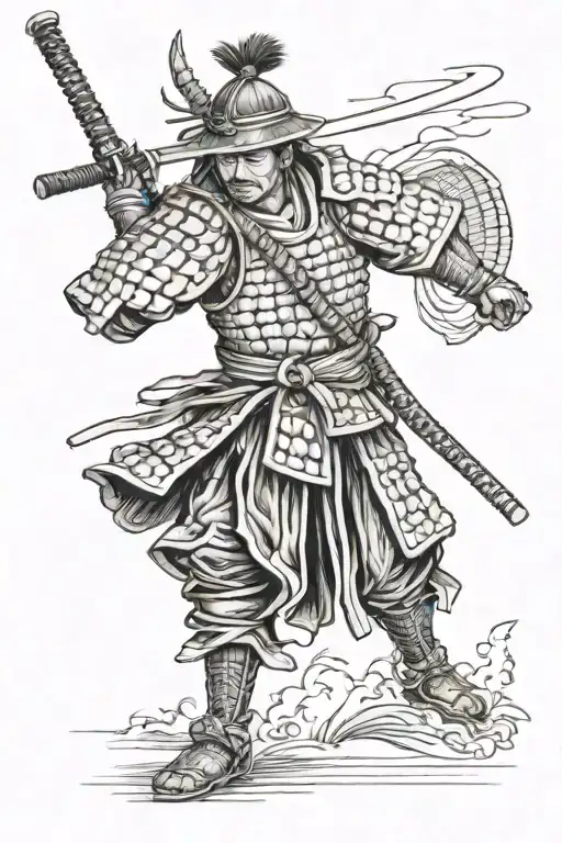 Samurai Warrior Standing