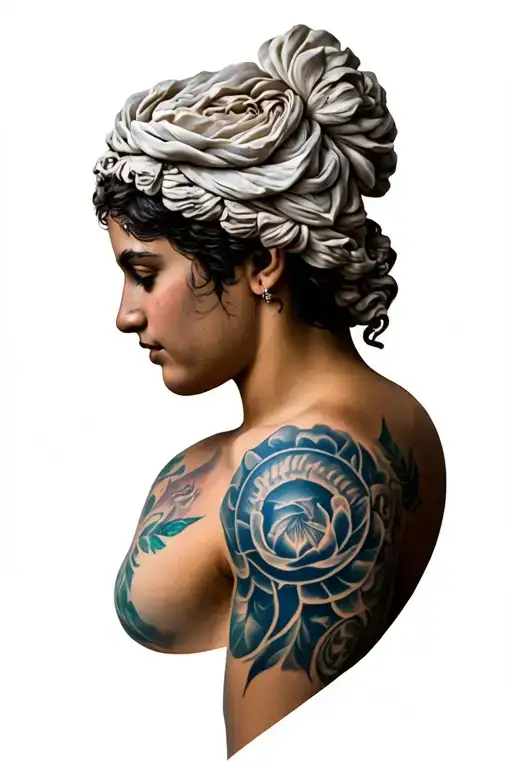 Greece Tattoo Shoulder