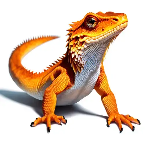 Orange Bearded Dragon