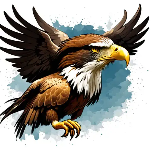 Eagle With Wings