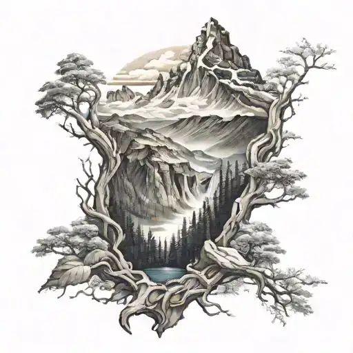 Five Mountain Ridge Mountain Sleeve