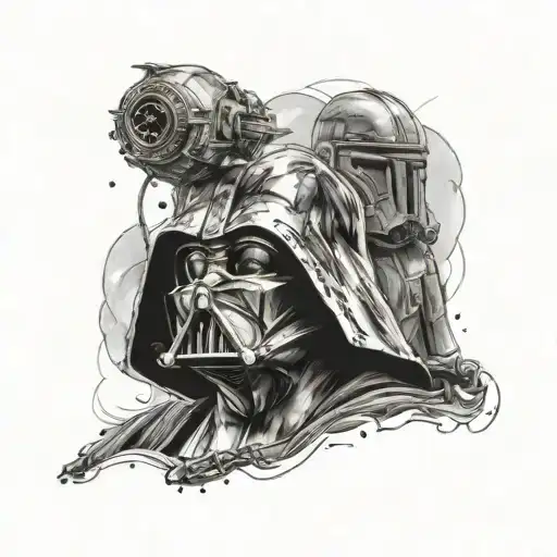 Star Wars Sleeve Tattoo Design
