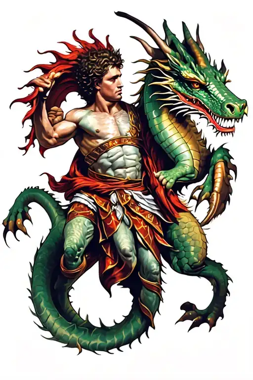 Saint George Killing The Dragon