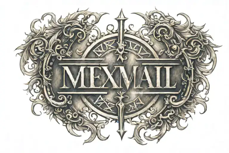 Roman Numerals With Name In Middle