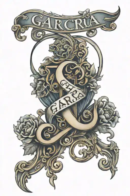 Garcia Lettering In Old English Font