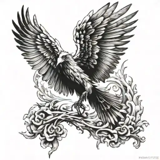 Phoenix Taking Off From