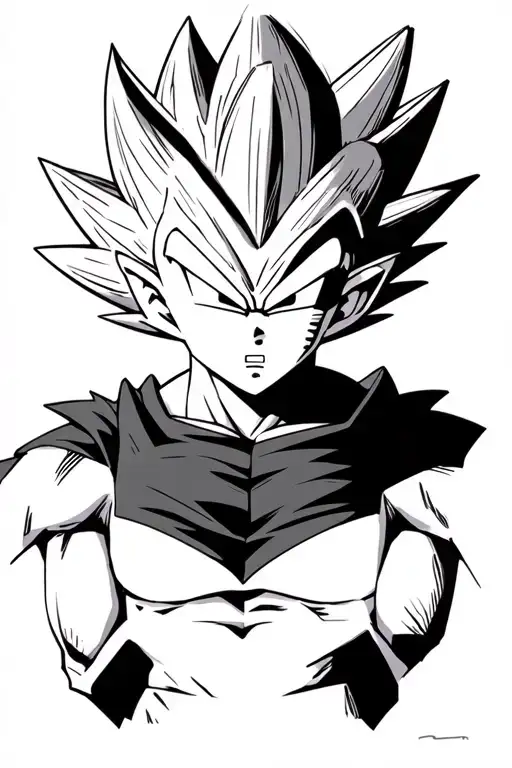 Vegeta Dragon Ball Z With Pubis Instead Of Face