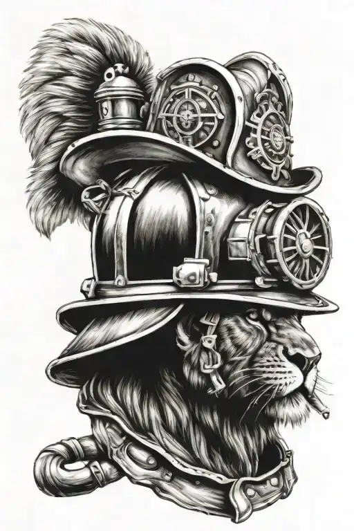 Lionhead Firefighter Helmet